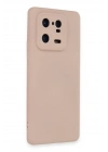 BFS Xiaomi Mi 13 Pro Kılıf Nano içi Kadife Silikon - Pudra