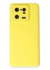 BFS Xiaomi Mi 13 Pro Kılıf Nano içi Kadife Silikon - Sarı