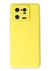 BFS  Xiaomi Mi 13 Pro Kılıf Nano içi Kadife Silikon - Sarı