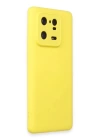 BFS  Xiaomi Mi 13 Pro Kılıf Nano içi Kadife Silikon - Sarı