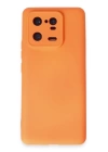 BFS  Xiaomi Mi 13 Pro Kılıf Nano içi Kadife Silikon - Turuncu