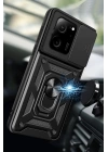 BFS  Xiaomi Mi 13T Pro Kılıf Pars Lens Yüzüklü Silikon - Lacivert