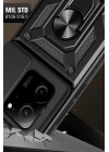 BFS  Xiaomi Mi 13T Pro Kılıf Pars Lens Yüzüklü Silikon - Lacivert