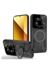BFS  Xiaomi Mi 14 Ultra Kılıf Joy Lens Standlı Kapak - Siyah