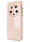 BFS  Xiaomi Mi 14 Ultra Kılıf Volet Silikon - Pembe