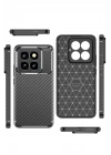 BFS  Xiaomi Mi 14T Pro Kılıf Auto Focus Karbon Kapak - Siyah