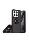 BFS  Xiaomi Mi 14T Pro Kılıf Montreal Yüzüklü Silikon Kapak - Siyah