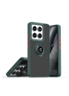 BFS  Xiaomi Mi 14T Pro Kılıf Montreal Yüzüklü Silikon Kapak - Yeşil