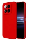 BFS  Xiaomi Mi 14T Pro Kılıf Nano içi Kadife Silikon - Kırmızı