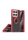 BFS  Xiaomi Mi 15 Kılıf Montreal Yüzüklü Silikon Kapak - Kırmızı