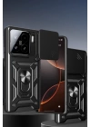 BFS  Xiaomi Mi 15 Kılıf Pars Lens Yüzüklü Silikon - Yeşil
