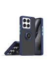 BFS  Xiaomi Mi 15 Pro Kılıf Montreal Yüzüklü Silikon Kapak - Lacivert