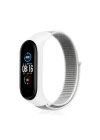 BFS  Xiaomi Mi Band 4 Hasırlı Cırtcırtlı Kordon - Beyaz