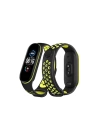 BFS  Xiaomi Mi Band 7 Spor Delikli Kordon - Siyah-Yeşil
