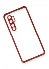 BFS  Xiaomi Mi Note 10 Lite Kılıf Miami Şeffaf Silikon - Fuşya