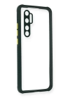 BFS  Xiaomi Mi Note 10 Lite Kılıf Miami Şeffaf Silikon - Koyu Yeşil