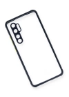 BFS  Xiaomi Mi Note 10 Lite Kılıf Miami Şeffaf Silikon - Lacivert