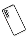 BFS  Xiaomi Mi Note 10 Lite Kılıf Miami Şeffaf Silikon - Siyah