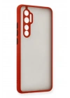 BFS  Xiaomi Mi Note 10 Lite Kılıf Montreal Silikon Kapak - Kırmızı
