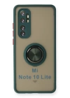 BFS  Xiaomi Mi Note 10 Lite Kılıf Montreal Yüzüklü Silikon Kapak - Yeşil
