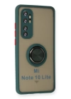 BFS  Xiaomi Mi Note 10 Lite Kılıf Montreal Yüzüklü Silikon Kapak - Yeşil