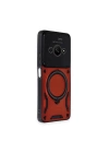 BFS  Xiaomi Poco C61 Kılıf Joy Lens Standlı Kapak - Kırmızı