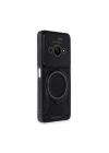 BFS  Xiaomi Poco C61 Kılıf Joy Lens Standlı Kapak - Siyah