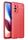 BFS  Xiaomi Poco F3 Kılıf Auto Focus Kapak - Kırmızı