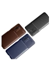 BFS  Xiaomi Poco F3 Kılıf Auto Focus Karbon Kapak - Siyah
