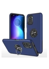 BFS  Xiaomi Poco F3 Kılıf Elit Yüzüklü Kapak - Lacivert