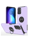 BFS  Xiaomi Poco F3 Kılıf Elit Yüzüklü Kapak - Mor