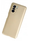 BFS  Xiaomi Poco F3 Kılıf First Silikon - Gold