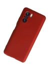 BFS  Xiaomi Poco F3 Kılıf First Silikon - Kırmızı
