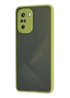 BFS  Xiaomi Poco F3 Kılıf Montreal Silikon Kapak - Açık Yeşil