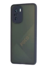BFS  Xiaomi Poco F3 Kılıf Montreal Silikon Kapak - Lacivert