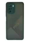 BFS  Xiaomi Poco F3 Kılıf Montreal Silikon Kapak - Yeşil