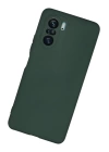 BFS  Xiaomi Poco F3 Kılıf Nano içi Kadife Silikon - Koyu Yeşil