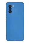 BFS  Xiaomi Poco F3 Kılıf Nano içi Kadife Silikon - Mavi