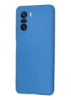 BFS  Xiaomi Poco F3 Kılıf Nano içi Kadife Silikon - Mavi