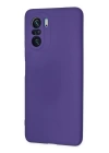 BFS  Xiaomi Poco F3 Kılıf Nano içi Kadife Silikon - Mor