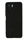 BFS  Xiaomi Poco F3 Kılıf Nano içi Kadife Silikon - Siyah