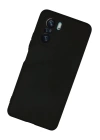 BFS  Xiaomi Poco F3 Kılıf Nano içi Kadife Silikon - Siyah