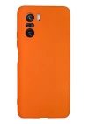 BFS  Xiaomi Poco F3 Kılıf Nano içi Kadife Silikon - Turuncu