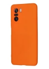 BFS  Xiaomi Poco F3 Kılıf Nano içi Kadife Silikon - Turuncu