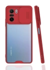 BFS  Xiaomi Poco F3 Kılıf Platin Kamera Koruma Silikon - Kırmızı