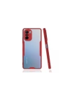 BFS  Xiaomi Poco F3 Kılıf Platin Silikon - Kırmızı