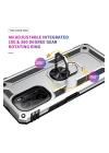 BFS  Xiaomi Poco F3 Kılıf Sofya Yüzüklü Silikon Kapak - Gümüş