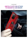 BFS  Xiaomi Poco F3 Kılıf Sofya Yüzüklü Silikon Kapak - Kırmızı