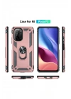 BFS  Xiaomi Poco F3 Kılıf Sofya Yüzüklü Silikon Kapak - Rose