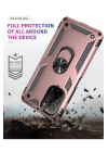 BFS  Xiaomi Poco F3 Kılıf Sofya Yüzüklü Silikon Kapak - Rose
